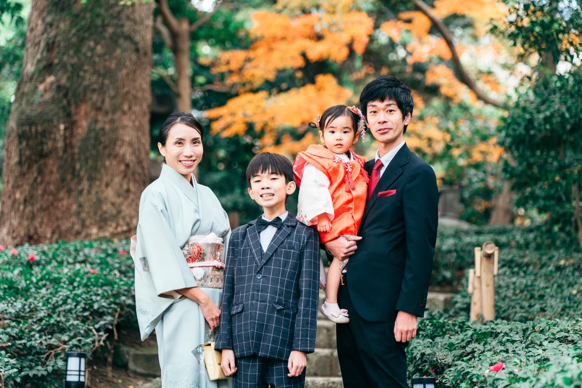 七五三 家族写真